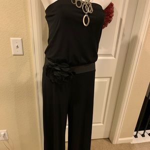 White house black market black jumpsuit
